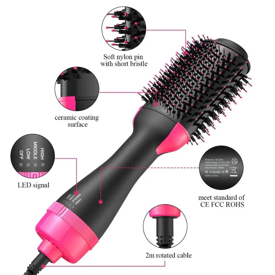 3-in-1 Hair styling brush