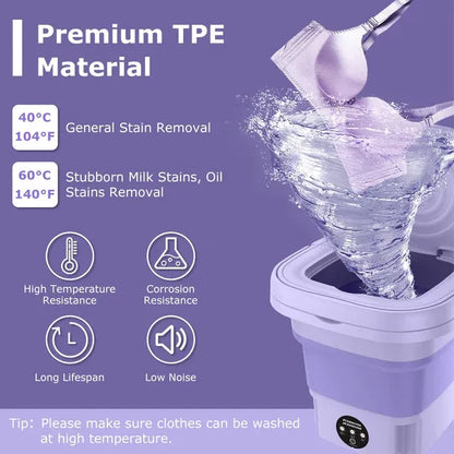 Foldable Mini Washing Machine